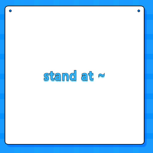 stand at ~