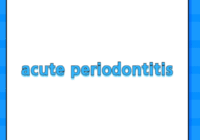 acute periodontitis