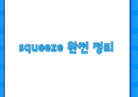 squeeze 완전 정리