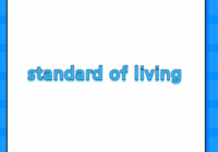 standard of living
