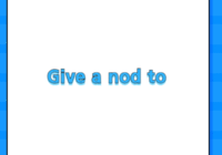 Give a nod to
