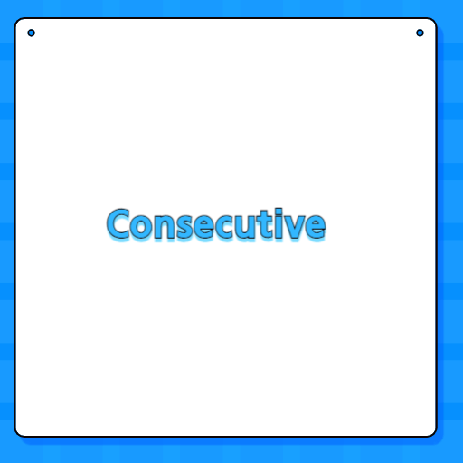 Consecutive
