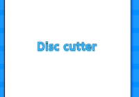Disc cutter