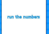 run the numbers