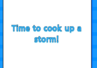 Time to cook up a storm!