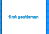 first gentleman
