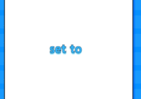 set to