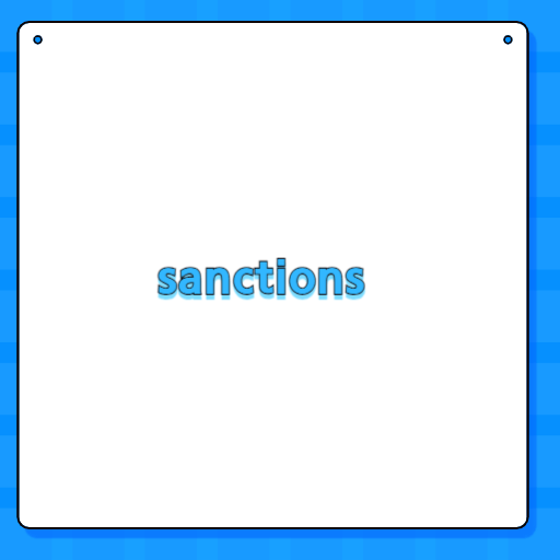 sanctions