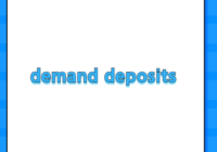 demand deposits