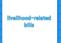 livelihood-related bills