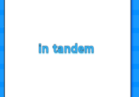 in tandem