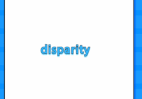 disparity