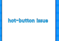 hot-button issue