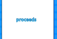 proceeds