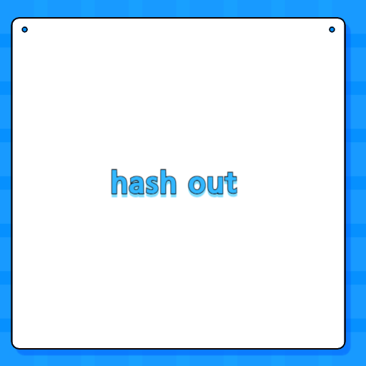 hash out