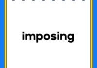 imposing