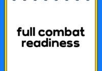 full combat readiness