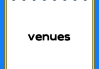 venues