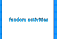 fandom activities