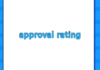 approval rating