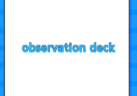 observation deck