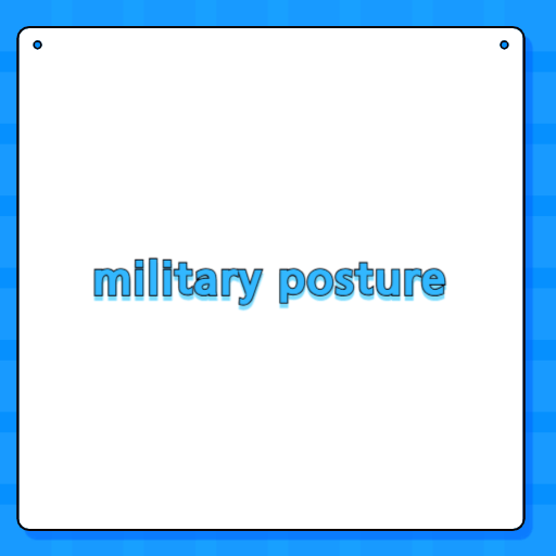 military posture