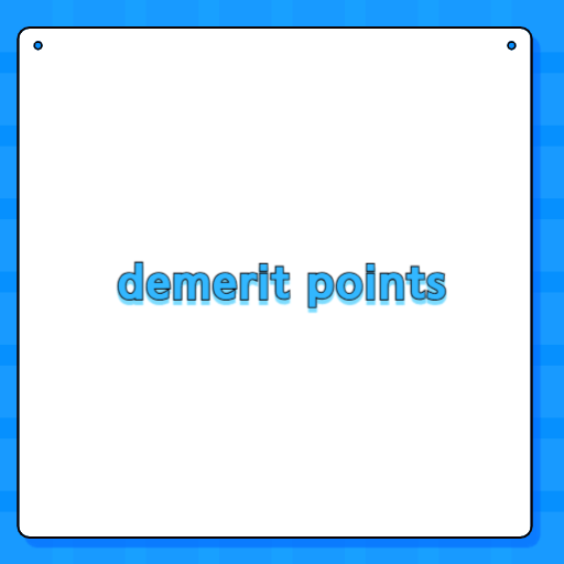demerit points