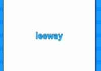 leeway