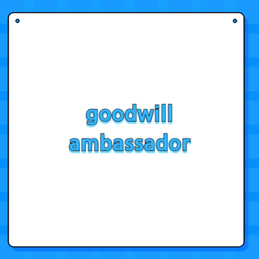 goodwill ambassador