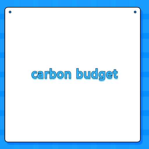 carbon budget