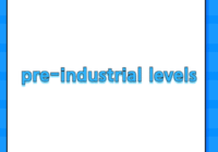 pre-industrial levels