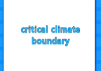 critical climate boundary
