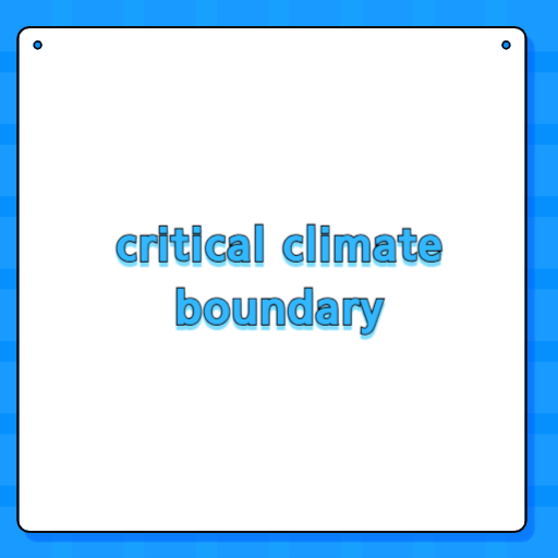 critical climate boundary