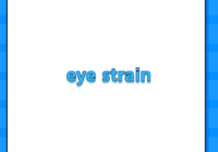 eye strain