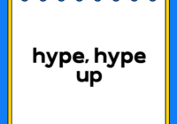 hype, hype up