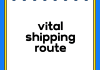 vital shipping route