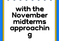 with the November midterms approaching