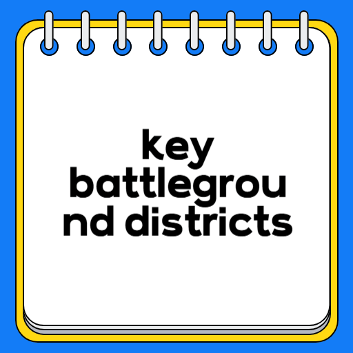 key battleground districts