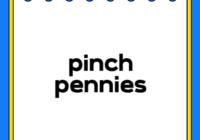 pinch pennies