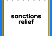 sanctions relief