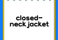 closed-neck jacket