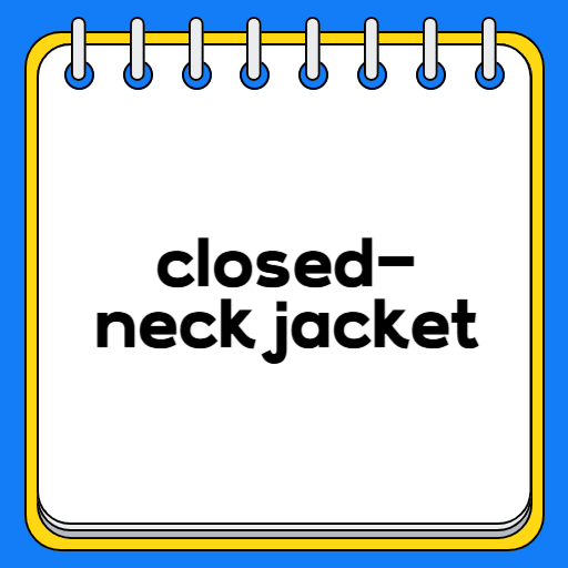 closed-neck jacket