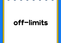 off-limits