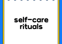 self-care rituals