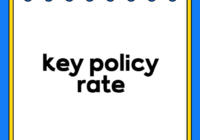 key policy rate