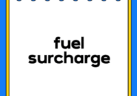 fuel surcharge