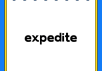 expedite