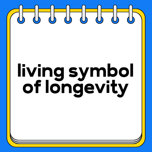 living symbol of longevity