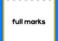 full marks