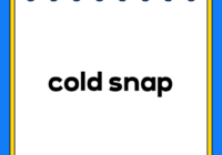 cold snap